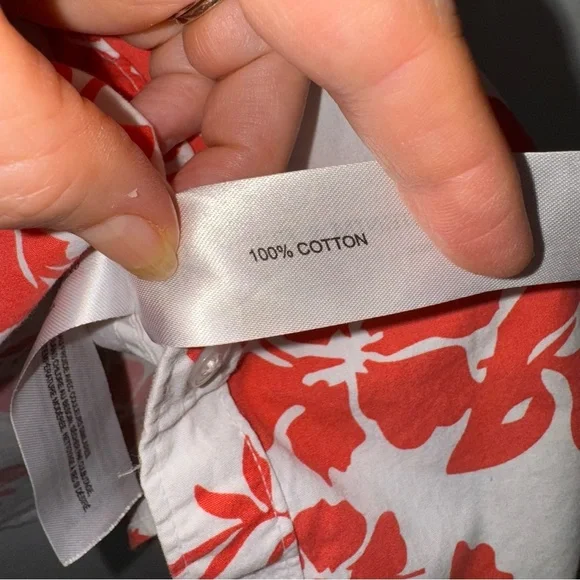 Denim & Flower Ricky Singh Vibrant Red Floral Shirt size M - Picture 4 of 15